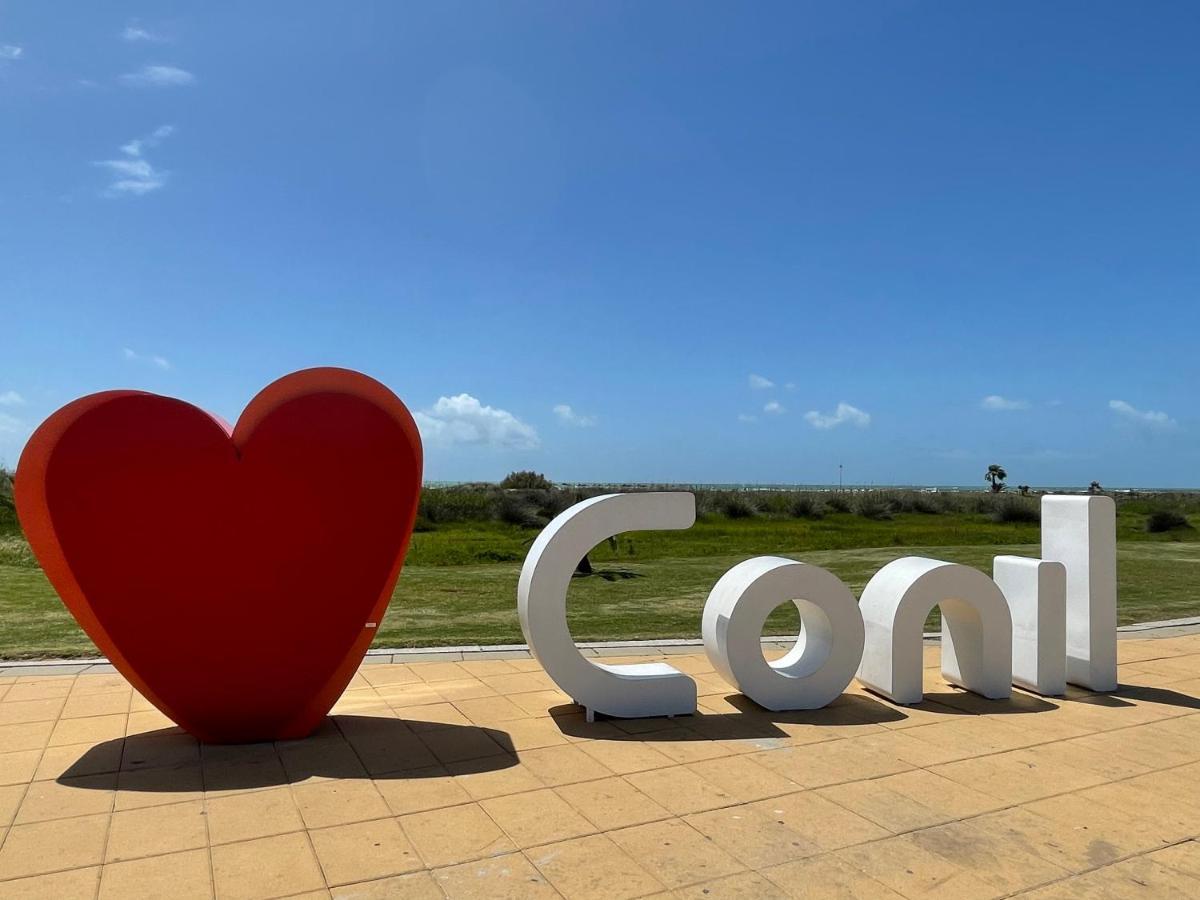 Atico Premium Conil Con 2 Terrazas, Parking, Piscina, Aire Ac Y Wifi -Solo Familias Y Parejas- Leilighet Conil De La Frontera Eksteriør bilde
