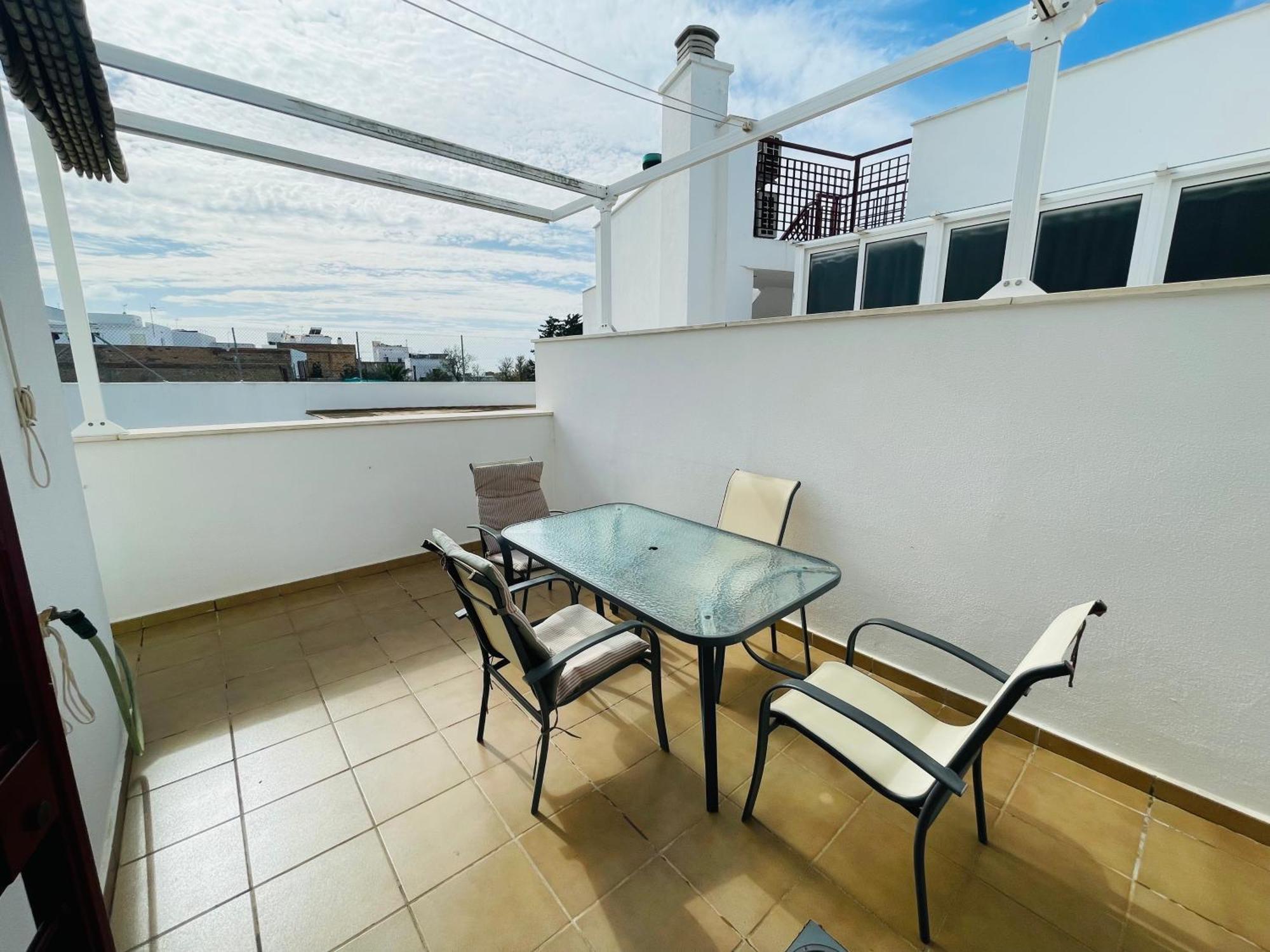 Atico Premium Conil Con 2 Terrazas, Parking, Piscina, Aire Ac Y Wifi -Solo Familias Y Parejas- Leilighet Conil De La Frontera Eksteriør bilde